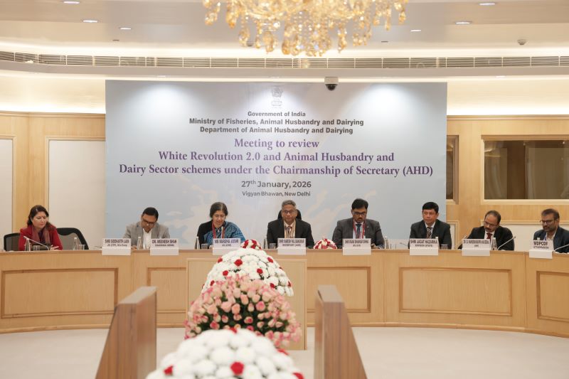 Review meeting on White Revolution 2.0 and AHD Sector Scheme